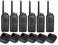 Kenwood VHF DMR Digital Two Way Radio TK-D240 - Six pack