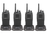 Kenwood TK-3701D Digital Walkie Talkie Pro Talk Two Way Radio - Quad Pack