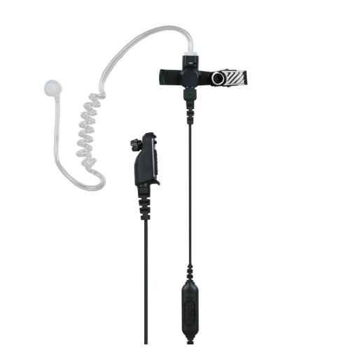 Hytera Transparent Acoustic Tube earpiece with in-line PTT For BP515 - EAN30-P