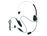Motorola GP340 GP360 / GP380 Mag One Light Weight Headset with PTT MDPMLN4558A