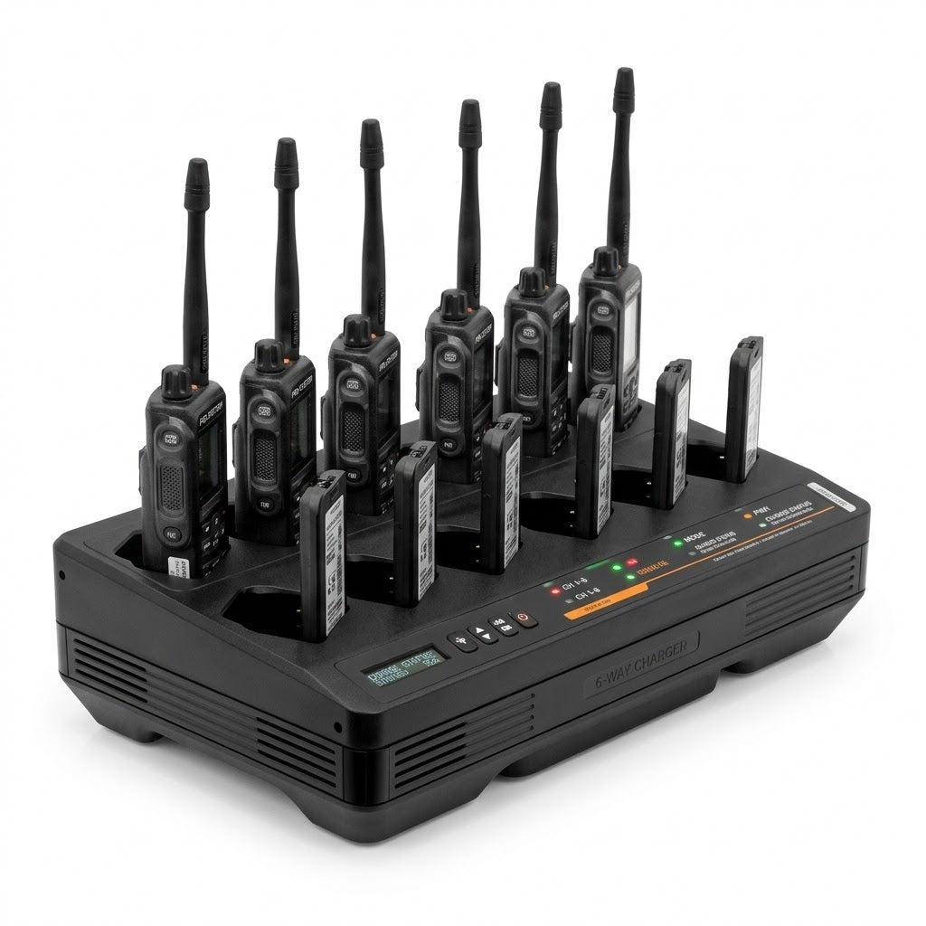 Motorola iTM Enabled 12-Pocket IMPRES Charger for MTP3500/MXP600 - UK Plug