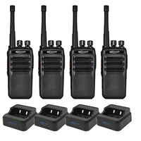 Kirisun DP405s Digital Licence Free PMR446 Two Way Radio - Quad Pack