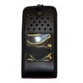 Peter Jones Soft Leather Case with D-Rings and Belt Loop -  For Motorola XT460 Two Way Radio