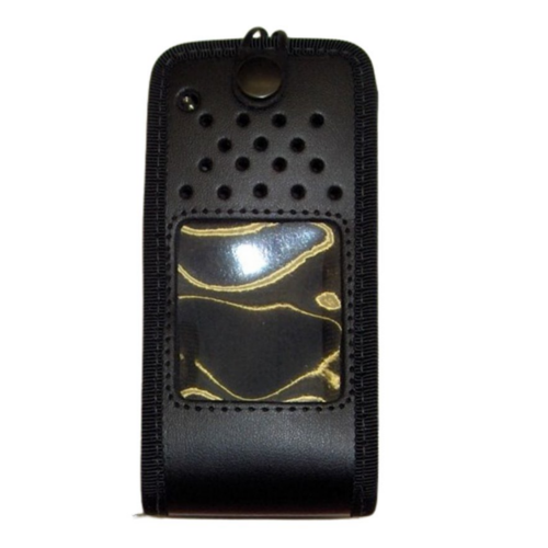 Peter Jones Soft Leather Case with D-Rings and Belt Loop -  For Motorola XT460 Two Way Radio
