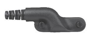 D Shape with Inline PTT and Lapel Mic For Motorola Kenwood Icom & Vertex Radios
